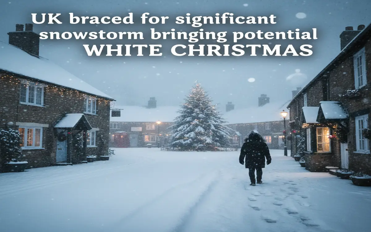 UK Braced for Significant Snowstorm Raising Hopes of a Rare White Christmas