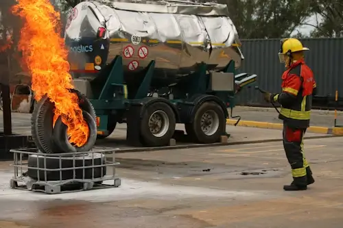 combustible materials catch fire through direct contact with flames