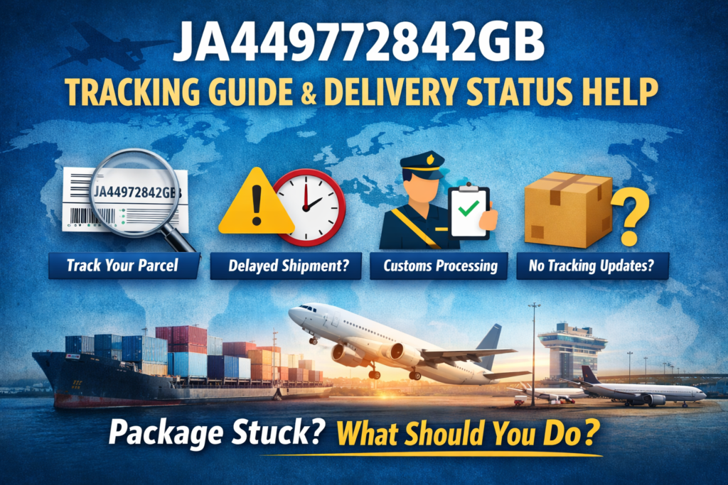 JA449772842GB Tracking Guide & Delivery Status Help