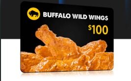 Buffalo Wild Wings $100 Gift Card
